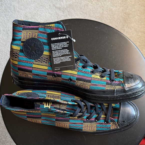 Converse Chuck 70 High Black History Month Sneakers NWT – Multicolor Mosaic - Picture 3 of 12